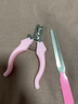 养只宠物猫咪指甲剪专用宠物指甲钳狗狗指甲刀剪猫爪神器新手专用猫咪用品 粉红基础款-+锉刀 无规格 实拍图