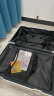 左汀行李箱铝框拉杆箱加厚结实抗压旅行箱登机箱大容量学生密码箱皮箱 烟白色 26英寸，适合5-7天中长途旅行 实拍图