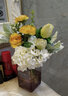 野派ins仿真花假花北欧小清新花束摆件装饰花客厅室内桌面插花摆件 C款清新花艺（含花瓶） 实拍图