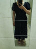 汐菡（XIHAN）法式连衣裙新款2024夏季女裙子夏天黑色显瘦女神范气质款衣服长裙 黑色 均码 实拍图