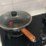 珍珠生活日本原装进口炒锅无涂层物理防粘铁锅 家用平底炒菜锅 燃气灶锅具 实拍图