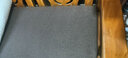 花语缤纷 加厚海绵防滑红木实木沙发坐垫椅子垫可拆洗老式沙发垫纯色坐垫 咖啡色 三人位50*150cm（不带抱枕） 实拍图