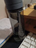 富光 塑料杯水杯男女便携运动水杯大容量户外水杯防漏学生杯太空杯子 黑色-食品级PC 500ml 实拍图