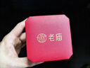老庙黄金吊坠女足金蝴蝶结项链精致在逃公主挂坠送女友生日礼物情人节 金重约0.53g+项链+品牌礼盒 实拍图