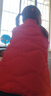 鸭鸭（YAYA）儿童羽绒马甲男女童背心秋冬季中大童装轻薄青少年学生外套WJ 红色 170 实拍图