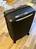 新秀丽（Samsonite）行李箱25英寸拉杆箱简约大波浪箱旅行箱包KJ1黑色托运密码箱 实拍图
