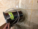 雅达佳 不锈钢茶水桶茶渣桶排水桶茶桶茶叶垃圾桶功夫茶具配件接水废水 茶水桶小号没盖+铜头排水球 实拍图