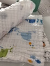 纱布6层加厚27*27cm婴儿毛巾超软吸水泡泡纱幼儿口水巾擦嘴擦手巾 随机色 5条 25g 实拍图