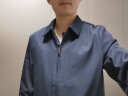 SHANSHAN杉杉夹克男春季商务行政夹克男士休闲外套通勤公务干部宽松外套 SSJ22165103藏青色 XL /180【建议135-150斤】 实拍图