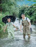 渔之源路亚下水裤涉水裤全身防水鱼裤雨裤下半身男赶海服连体裤全身加厚 尼龙卡其【宽松款】A 42 实拍图