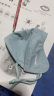 振德（ZHENDE）儿童防晒口罩防风防紫外线冰丝 夏天薄款透气面罩护眼角型冷湖蓝 1只/袋 实拍图