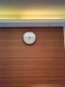 天王星（Telesonic）挂钟 客厅现代简约安静圆形石英14寸挂表 Q7703-2黑色 实拍图
