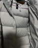 adidas 拒水防泼防风保暖鸭绒羽绒服面包服男女同款阿迪达斯官方   银灰色   M 实拍图