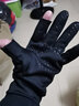 杨饰公子手套男冬季保暖骑行手套触屏防滑防泼水开车摩托车漏二指钓鱼手套 二指红色【加绒加厚】 均码 实拍图