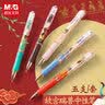 晨光 故宫限定K35按动中性笔套装学生用考试专用黑色0.5碳素速干中国风签字笔按压式水笔 金榜题名-5支礼盒装+20支晨光G-5笔芯 实拍图