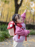 铂呐苓幼儿园书包女孩男生儿童双肩包卡通外出春游双肩包宝宝轻便小背包 红蘑菇大号双肩包【2-6岁】 实拍图