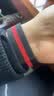 倾晨【米兰磁吸】适用苹果手表表带apple iwatch s12/11表带米兰尼斯表带磁吸s10/9/8/se3/Ultra4表带 米兰磁吸·黑间红 44/45/46/49mm表盘通用 实拍图