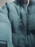 NASA BASE棉衣男冬季外套潮牌连帽保暖加大码羽棉绒服学生冬装加厚男棉袄子 绿色 XL 115-140斤 实拍图