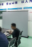 鲸米（JINGMI）投影幕布100英寸16:9地拉幕布全面屏手动地升幕布G2灰玻纤家用办公户外便携移动投影仪屏幕 实拍图