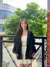 查尔斯桃心【王楚然同款】开衫连帽卫衣男女纯色简约上衣休闲外套 黑色 S 实拍图