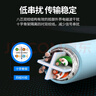 绿联六类千兆双屏蔽网线 【0.58±0.008mm纯铜芯】CAT6类8芯双绞线 家装监控网络POE箱线305米 70317 实拍图