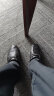 老人头(LAORENTOU)皮鞋男士商务休闲鞋头层牛皮系带打孔鞋低帮透气耐滑耐磨穿孔洞洞男鞋子 LL12130 黑色 39 晒单实拍图