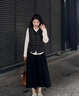 波司登（BOSIDENG）【反季】轻薄羽绒服90绒女短款露营徒步拿捏温差休闲保暖马甲背心 【店长推荐】黑色8056 S 160/84A 实拍图