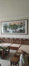 菲伦美国画山水画聚宝盆客厅装饰画办公室挂画风景靠山图书房茶室壁画 聚宝盆锦绣山川 48*118cm相纸+典雅红褐实木框 实拍图