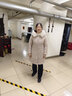 欧巴顿妈妈秋冬装仿皮草黄水金雕毛呢外套中长款加厚中老年女上衣大毛领 图片色 3XL【建议130-145斤】 实拍图
