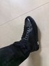 名人烟斗休闲鞋男板鞋【头层牛皮】百搭小黑鞋真皮舒适潮流平底商务男鞋 黑色 42 实拍图