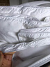 优雅宝贝 鸿润家纺 95%白鹅绒羽绒被 抗菌冬被 1400g 220x240cm 白色 实拍图