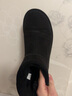 森馬（Senma）雪地靴男短筒百搭舒适加绒保暖平底棉鞋719416201 黑色 42码 实拍图
