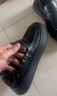 百丽男鞋轻便一脚蹬商务皮鞋舒适真皮软底百搭乐福鞋A1174CM3 黑色 40 (250mm) 实拍图