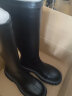 森达（SENDA）气质长筒靴女冬季新款商场同款时尚显瘦骑士靴SUA01DG3 黑色 38 晒单实拍图