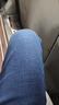 真维斯（JEANSWEST）牛仔裤男士加绒直筒宽松男裤冬季长裤弹力休闲裤子蓝色加绒32 实拍图