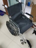 衡互邦 轮椅手动折叠老人 轻便铝合金轮椅车 免充气残疾人代步车 20寸黑色出行款 实拍图
