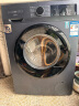 西门子(SIEMENS) 10公斤滚筒洗衣机 专业羽绒洗 智能除污渍 防过敏（湖蕴蓝）XQG100-WG52A1X14W 实拍图