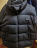 鸭鸭（YAYA）羽绒服男短款2025冬季新款时尚立领面包服保暖外套HY 靑光黑色 XL 实拍图