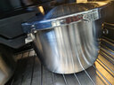 菲仕乐高压锅德国制造味达快高速快锅压力锅防爆高压锅煤燃气电磁炉通用 [黑武士]味达快至臻4.5L+屉 22cm 实拍图