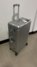 世界地理德国全铝镁合金行李箱金属男女铝框拉杆箱密码锁登机旅行箱万向轮 铝镁合金氧化款-奢华银 29英寸-出国搬家/大容量 实拍图