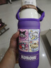 致仕便携式背带斜跨通用水壶瓶袋子儿童杯子防摔套水杯套保温杯保护套 紫色库洛米手提+斜挎带 1个 实拍图