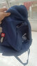 勋狸粑大容量男女旅行运动双肩包折叠健身包训练背包束口袋抽绳包篮球包 深蓝色 大 实拍图