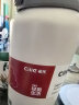 希乐（cille）保温杯大容量户外运动便携316不锈钢水杯男女车载茶杯子白色1.2L 晒单实拍图