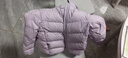 笛莎（DEESHA）童装女童2025秋冬短款三防轻薄羽绒服外套 雾紫 140 实拍图