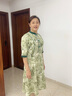 俞兆林妈妈装夏装短袖连衣裙中老年女装婆婆气质裙子女 Y242Q1001 实拍图