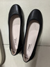 路施南真皮银行工作鞋女黑色单鞋舒适职业正装皮鞋上班鞋软底工鞋空姐鞋 黑色2.5cm标准版(中配:皮里782 40 实拍图