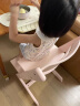梦再摇宝宝儿童实木橡胶木餐椅可调节成长椅升降吃饭桌 【进口榉木】樱花粉单椅 晒单实拍图