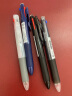 斑马牌（ZEBRA）三色中性笔 多色水笔 便携多功能笔 0.5mm子弹头按动签字笔 J3J2 黑色杆 实拍图