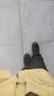 HIPANDA休闲裤男2025春夏运动长裤束脚宽松黑色印花针织百搭卫裤黑色2XL 实拍图