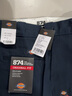 Dickies874经典款工装裤男女同款直筒休闲长裤复古回潮易穿搭裤子 深海军蓝 34 实拍图